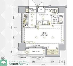 JR京浜東北・根岸線 王子駅 徒歩7分の賃貸マンション 1階1Kの間取り