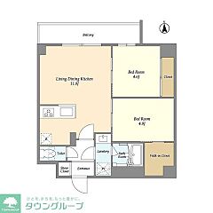 物件の間取り