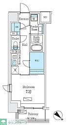 Urban Breeze 巣鴨 1Kの間取図画像