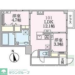 物件の間取り