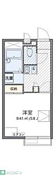 レオパレスシルフィー 1Kの間取図画像
