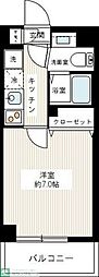 マキシヴ西川口AZ 1Kの間取図画像