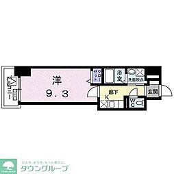 ウエストサイド中山道 1Kの間取図画像