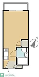 ウインベルソロ赤羽第4 ワンルームの間取図画像