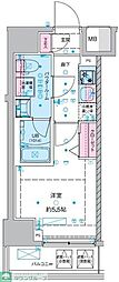 GENOVIA西川口III 1Kの間取図画像