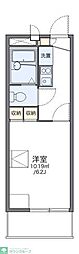レオパレスエスタ 1Kの間取図画像