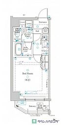 DIPS東十条駅前RESIDENCE 1Kの間取図画像