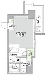 アーバンパーク西巣鴨EAST ワンルームの間取図画像