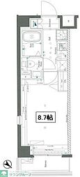 AZEST志村坂上2 1Kの間取図画像