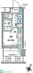 コムレジ赤羽 ワンルームの間取図画像