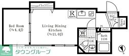 CREATIF池袋本町 1LDKの間取図画像