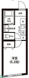 REPURE新板橋駅前レジデンス 1Kの間取図画像