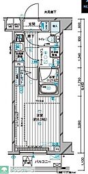 メインステージ板橋志村2 1Kの間取図画像
