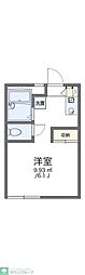 レオパレスフライトホフ2 1Kの間取図画像