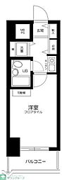 ライオンズプラザ本蓮沼 1Kの間取図画像