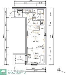 VERXEED STAIR HIGASHI JUJO EKIMAE 2Kの間取図画像