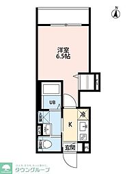 Caminoalta蕨 1Kの間取図画像
