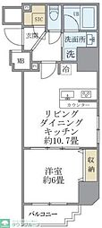 東京メトロ半蔵門線 錦糸町駅 徒歩9分の賃貸マンション 8階1LDKの間取り