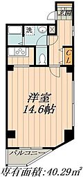 ＬＹＮＸ日本橋本町 10階1Kの間取り