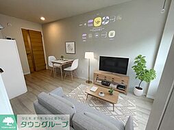 東京メトロ日比谷線 北千住駅 徒歩8分の賃貸マンション 3階1DKのリビング/ダイニング