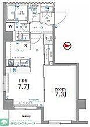 パティーナ本所吾妻橋 4階1LDKの間取り