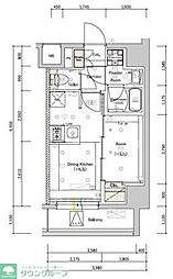 SYFORME　SUMIYOSHI　III 3階1DKの間取り