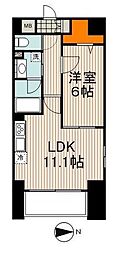 福信館 1LDKの間取図画像