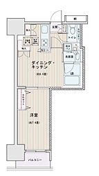 エスティメゾン錦糸町2 1DKの間取図画像