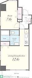 LAMAISONONZE 1LDKの間取図画像