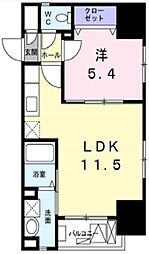 ボストーク・ネオ 1LDKの間取図画像
