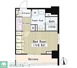 Anville神田司町 1Kの間取図画像