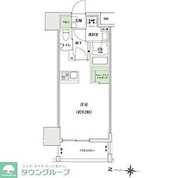 スタンズ大島 ワンルームの間取図画像