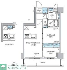物件の間取り