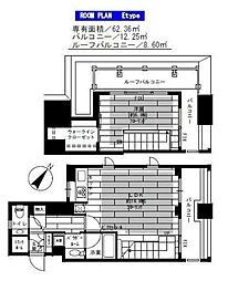 ステージグランデ新川 1LDKの間取図画像