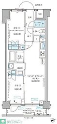 パークアクシス文京本郷 2LDKの間取図画像