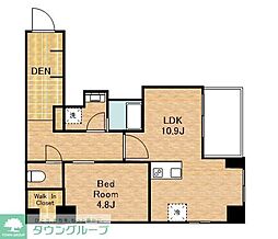 Urban二長町 1LDKの間取図画像