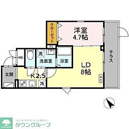 PLACEDELapierre 1LDKの間取図画像