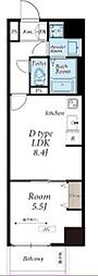 リブリ・レジデンス三ノ輪 1LDKの間取図画像
