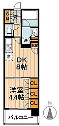 コンフォリア秋葉原EAST 1DKの間取図画像