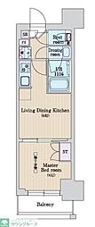 (仮称)柳橋1丁目新築計画 1DKの間取図画像