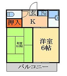 間取図画像 2K
