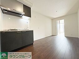 千葉都市モノレール 穴川駅 徒歩3分の賃貸アパート 2階1LDKのリビング/ダイニング