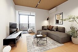 京成千原線 千葉寺駅 徒歩13分の賃貸アパート 3階1LDKのリビング/ダイニング