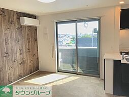 JR内房線 浜野駅 徒歩24分の賃貸アパート 3階2LDKのリビング/ダイニング