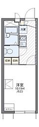 レオパレスJUN1 1Kの間取図画像