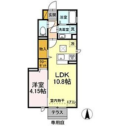 GRANDCALICE 1LDKの間取図画像