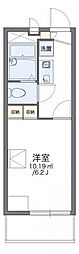 レオパレスエクセル道場北 1Kの間取図画像