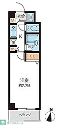 ＣＩＴＹ　ＳＰＩＲＥ　国分寺 1階1Kの間取り