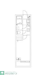 ESTRELLA 1階1Kの間取り