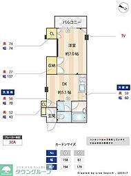 間取図画像 1DK